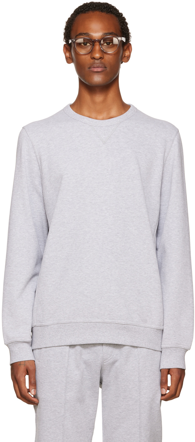 Brunello Cucinelli Gray Cotton Sweatshirt