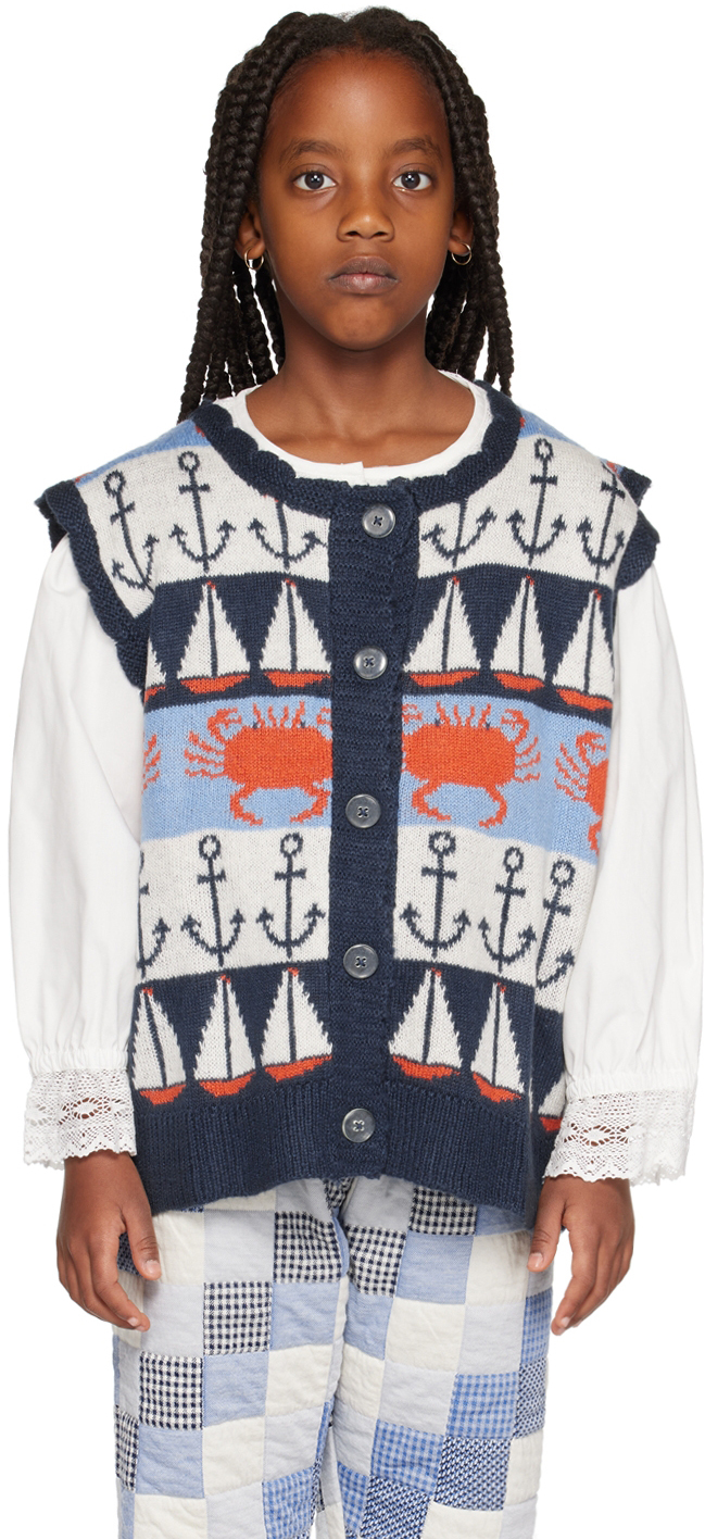 Kids Navy Sailor Vest