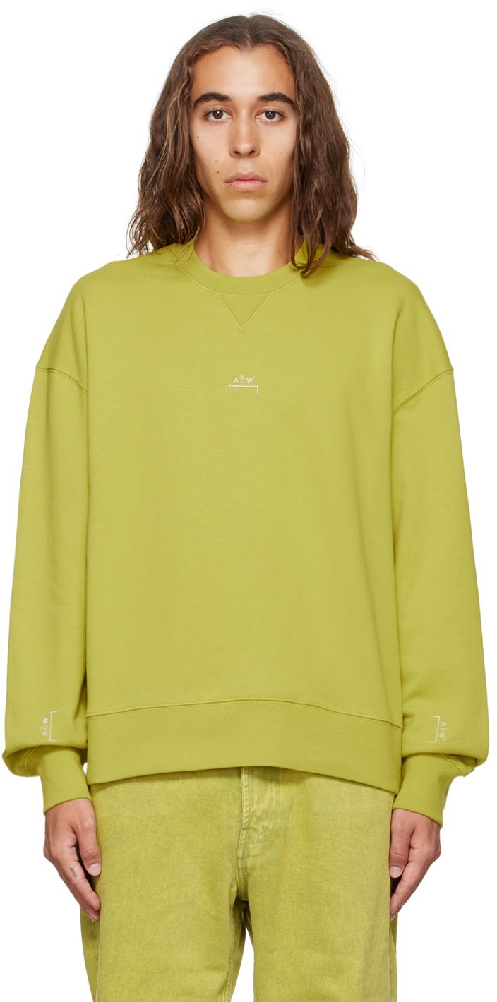 A-COLD-WALL* Yellow Embroidered Sweatshirt