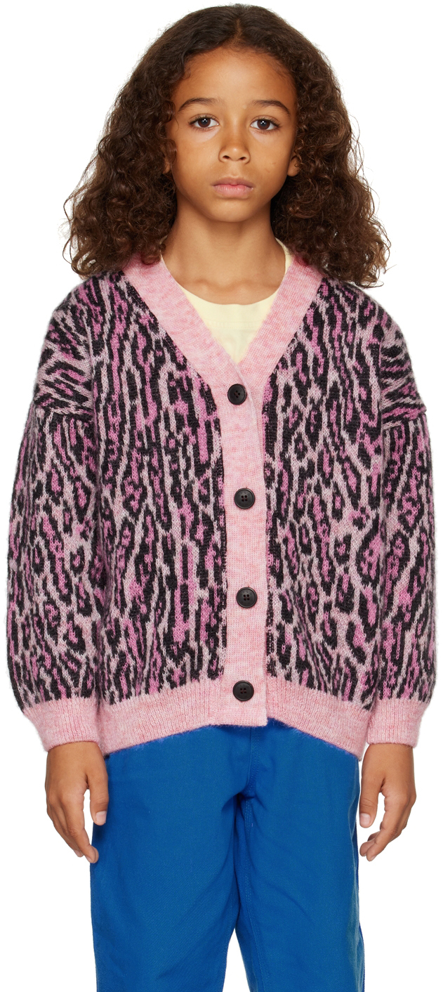 Kids Pink Cable Knit Cardigan Ssense Abbigliamento Maglioni e cardigan Cardigan 