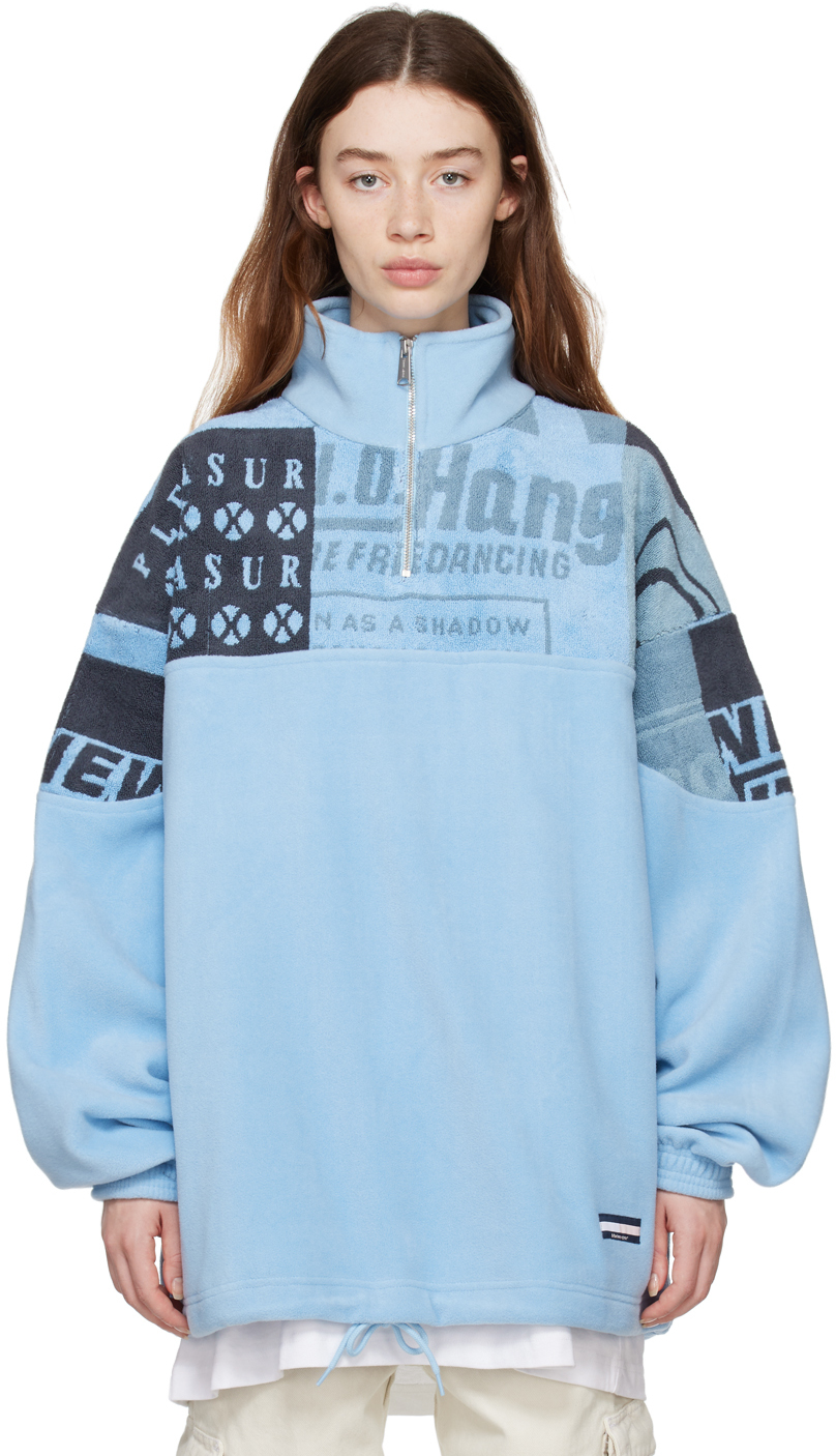 Martine Rose Blue Tommy Jeans Edition Sweatshirt In Cbr Blue Bell