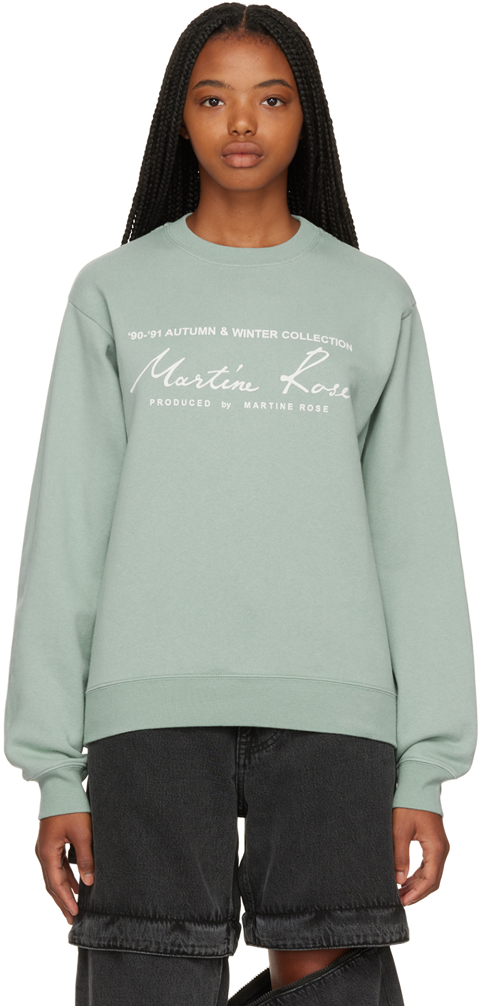 Martine Rose Green Classic Sweater