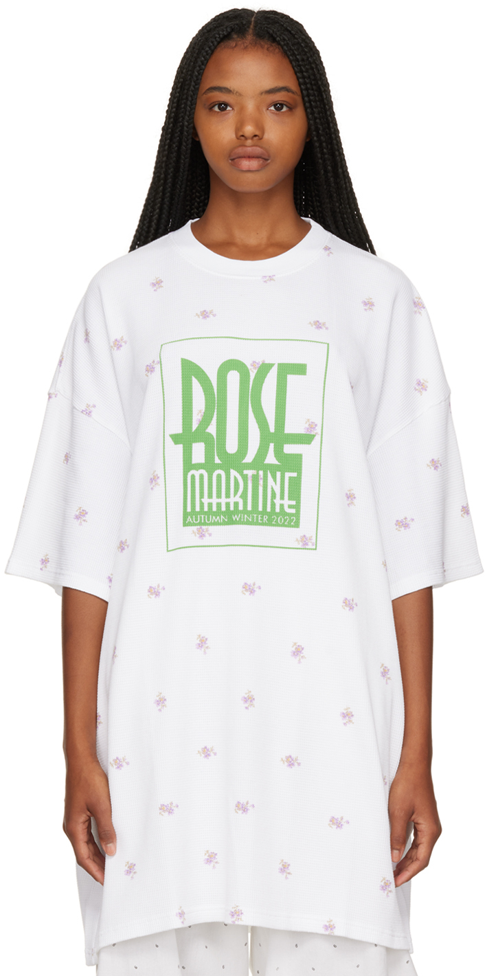 Martine Rose Graphic-Print Cotton T-Shirt