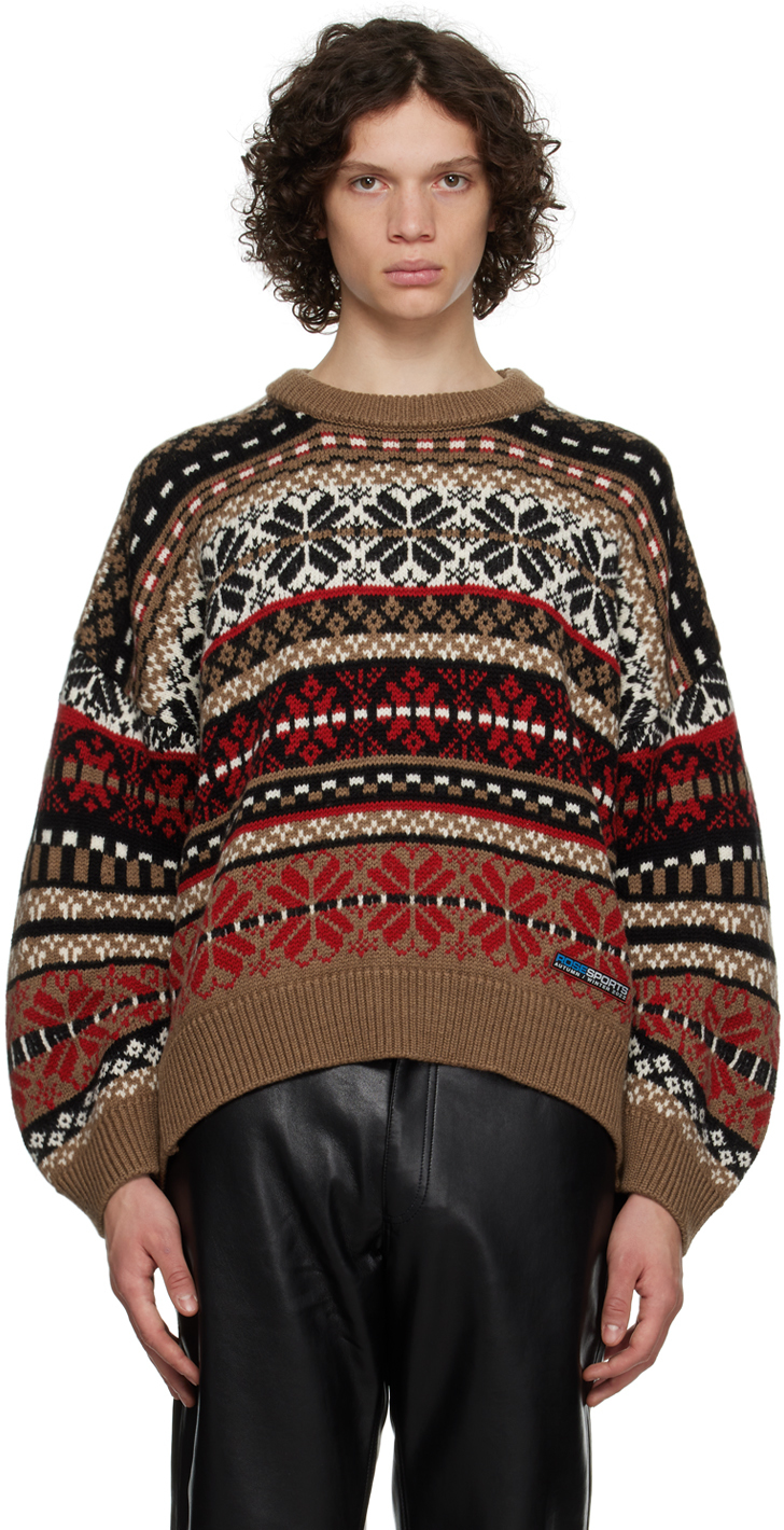 Martine Rose: Multicolor Fair Isle Sweater | SSENSE UK