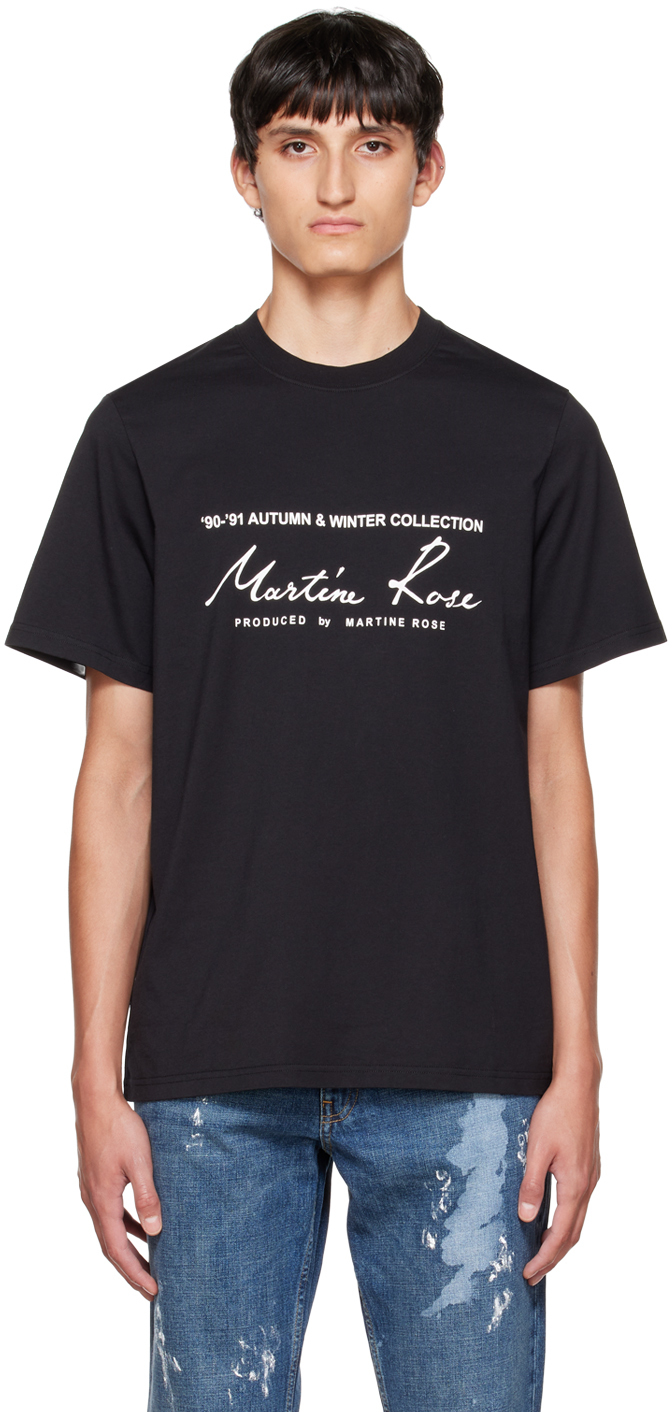 Martine Rose Black Classic T-shirt