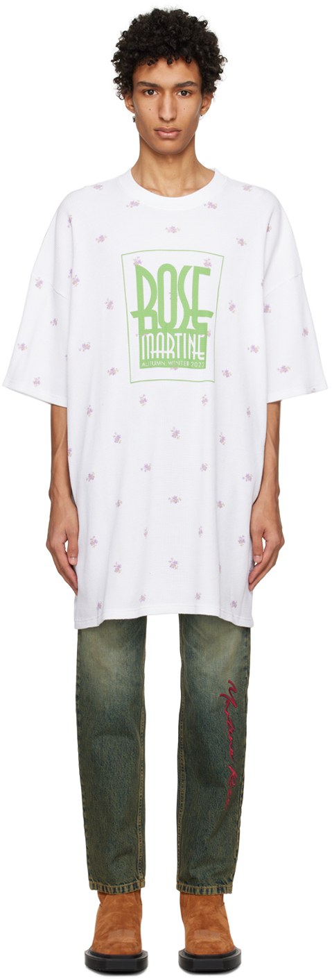 Martine Rose White Print T-shirt
