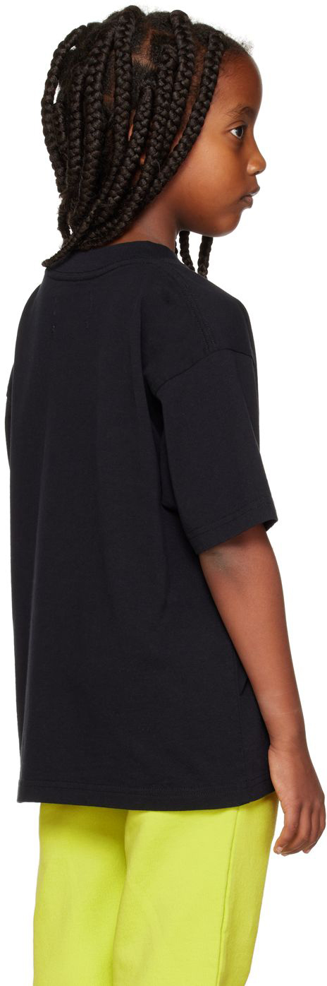 Martine Rose Ssense Exclusive Kids Black Brittle T-shirt In Black