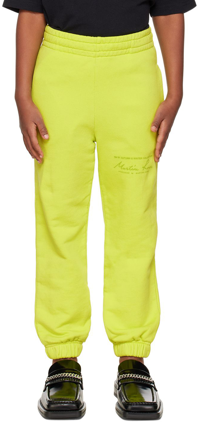 Kids Yellow Chino Trousers SSENSE Clothing Pants Chinos 