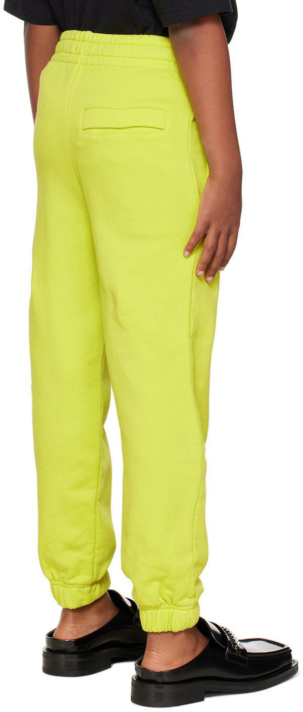 Martine Rose Ssense Exclusive Kids Green Lounge Pants In Lime Green
