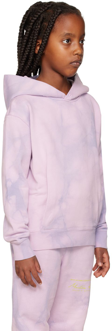 Martine Rose Ssense Exclusive Kids Purple Hoodie In Lilac Tie D