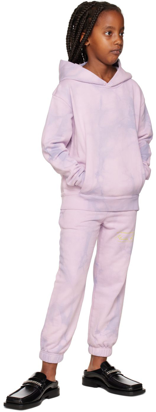 Martine Rose Ssense Exclusive Kids Purple Hoodie In Lilac Tie D