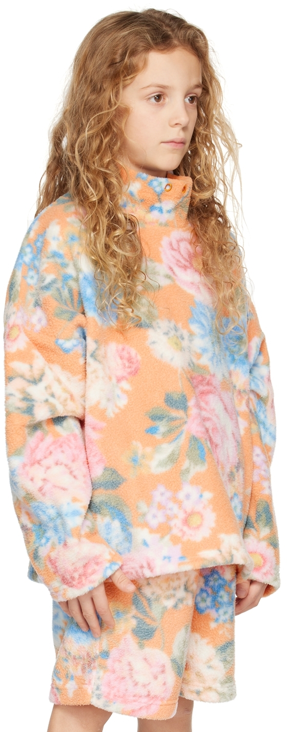 Martine Rose Ssense Exclusive Kids Orange Sweatshirt In Org/pnk/blu