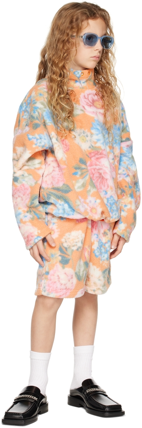 Martine Rose Ssense Exclusive Kids Orange Sweatshirt In Org/pnk/blu