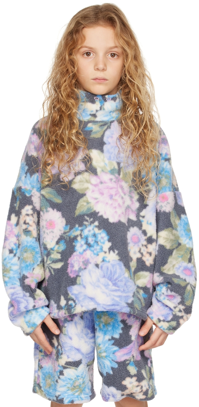 SSENSE Exclusive Kids Purple Sweatshirt by Martine Rose | SSENSE