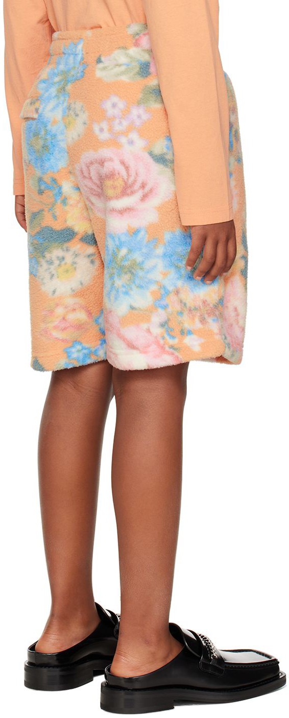 Martine Rose Ssense Exclusive Kids Orange Shorts In Org/pnk/blu