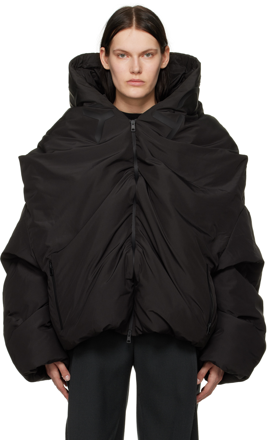 Y/project Black Monster Puffer Jacket | ModeSens