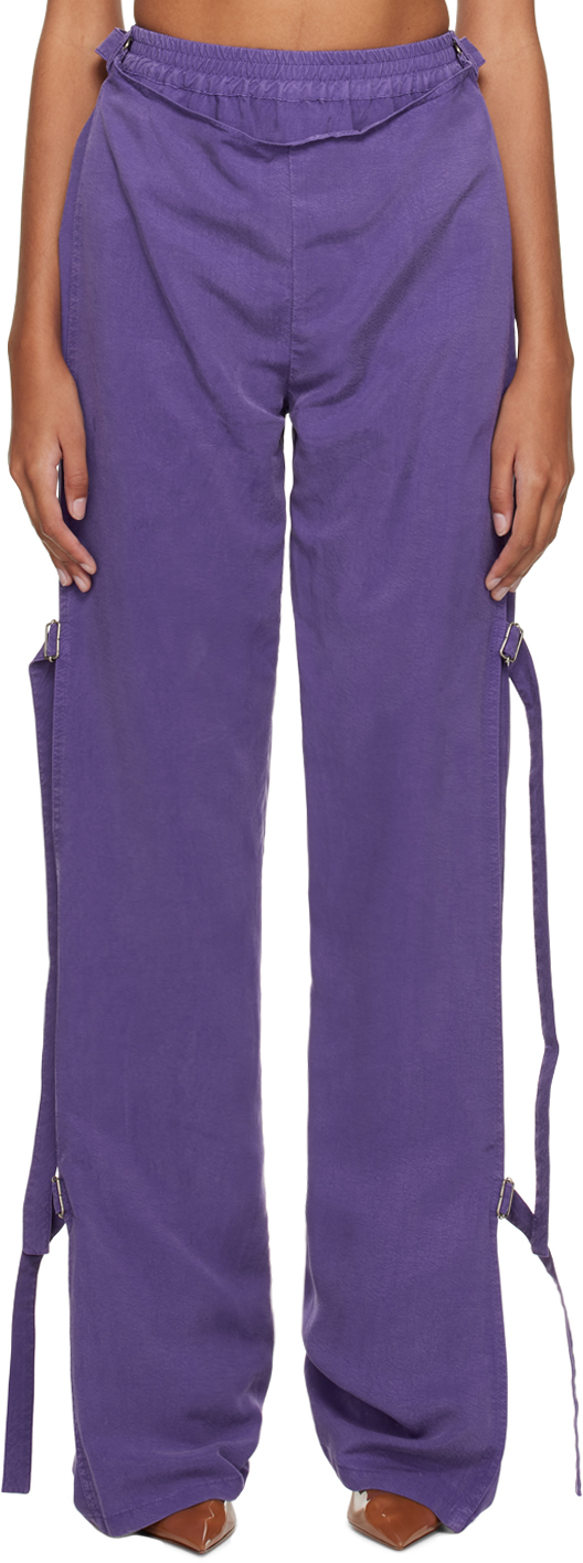 Y/Project Purple Pop Up Raver Trousers