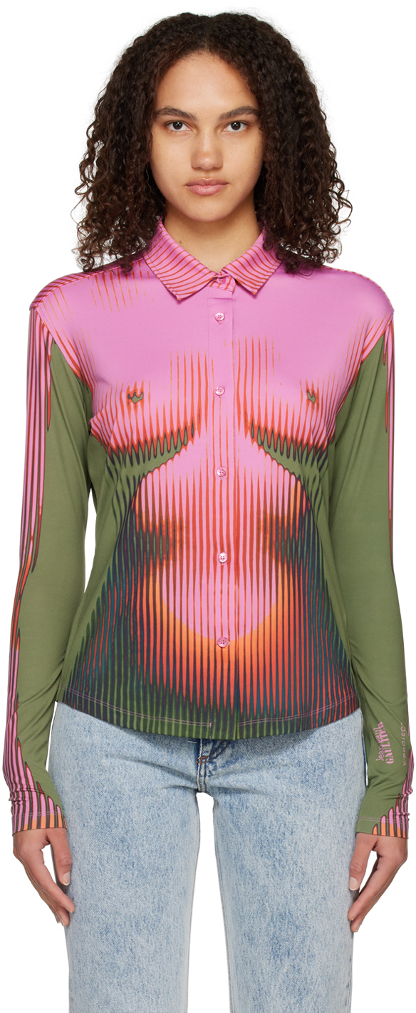 Y/Project Pink Jean Paul Gaultier Edition Shirt