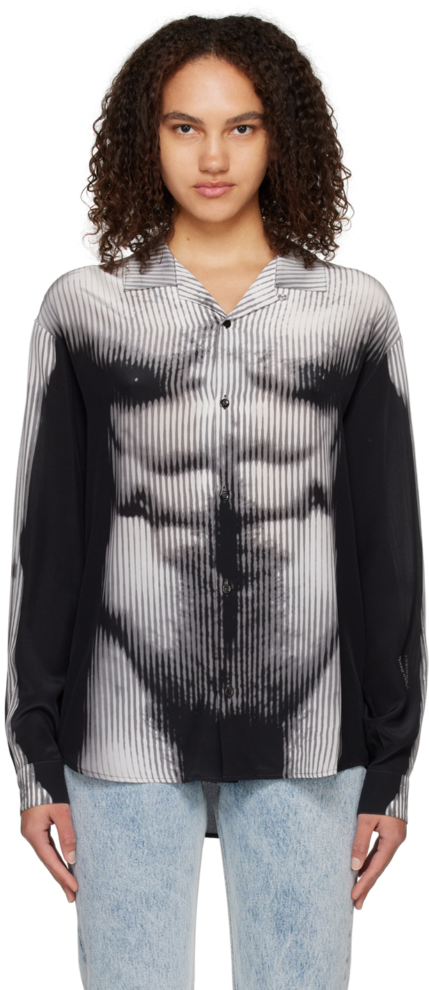 Y/Project: Black Jean Paul Gaultier Edition Shirt | SSENSE