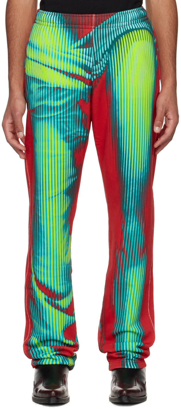 Y/PROJECT RED JEAN PAUL GAULTIER EDITION LOUNGE trousers