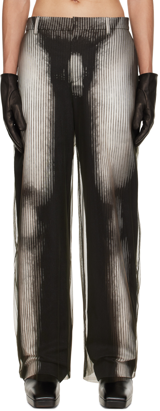 Black Jean Paul Gaultier Edition Overlay Trousers