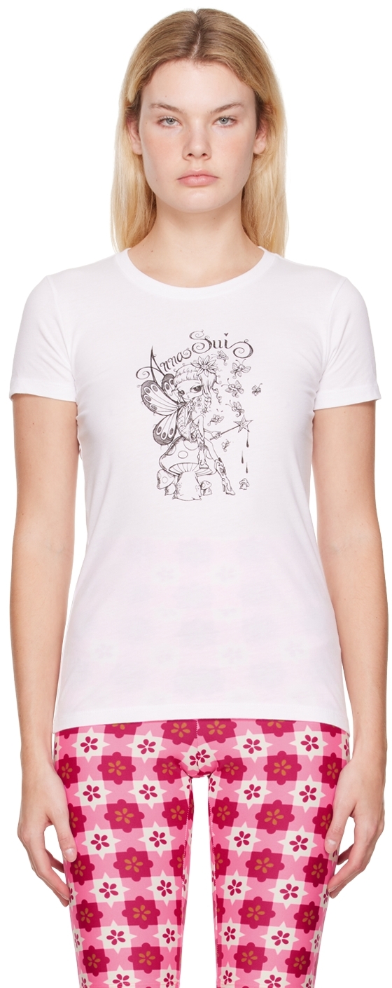 Anna Sui White Fairy T-Shirt