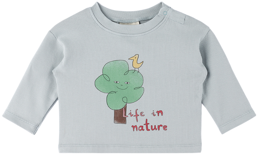 Ssense Abbigliamento Top e t-shirt T-shirt T-shirt a maniche corte Baby Green Lion Rooster T-Shirt 