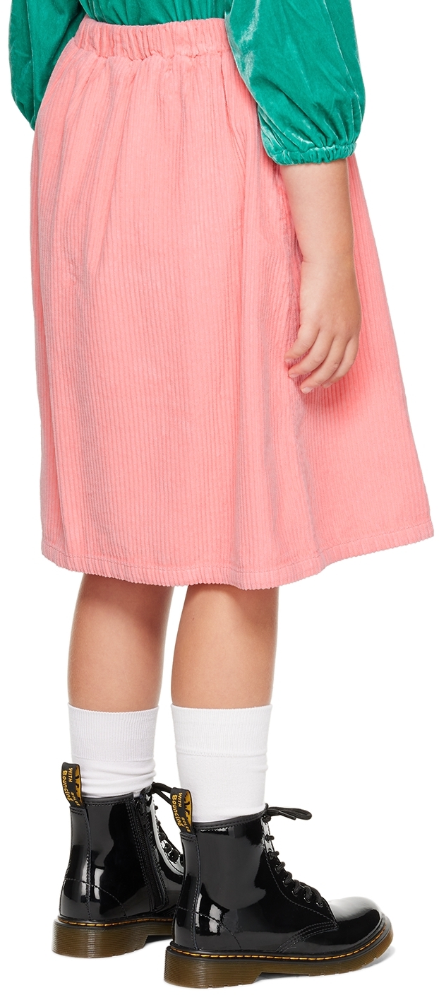 The Campamento Kids Pink Star Skirt In Pink