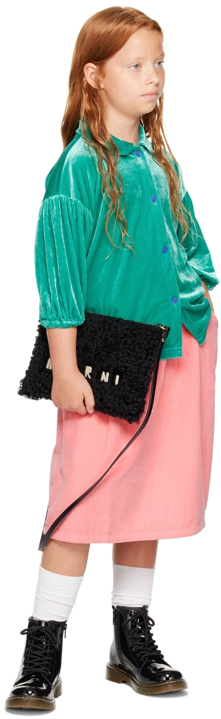 The Campamento Kids Pink Star Skirt In Pink