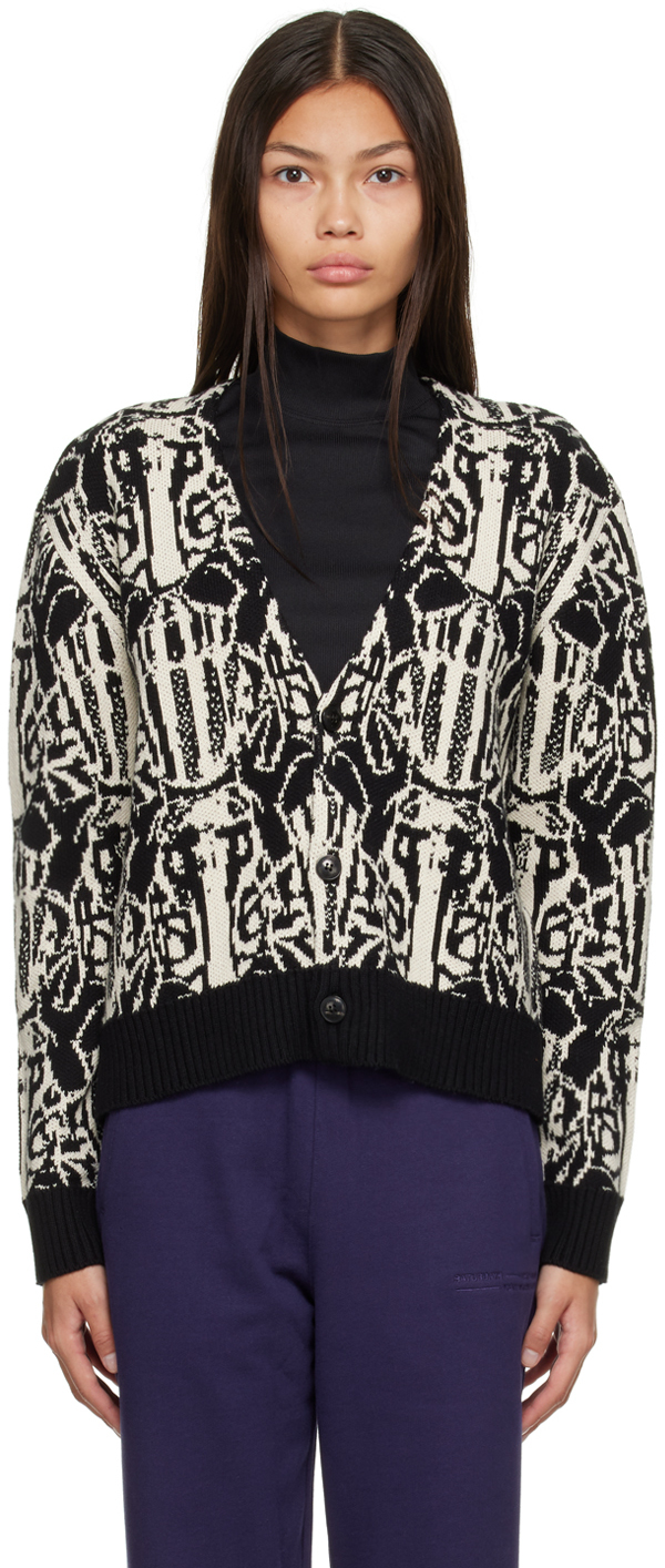 Black Lola Beetle Cardigan