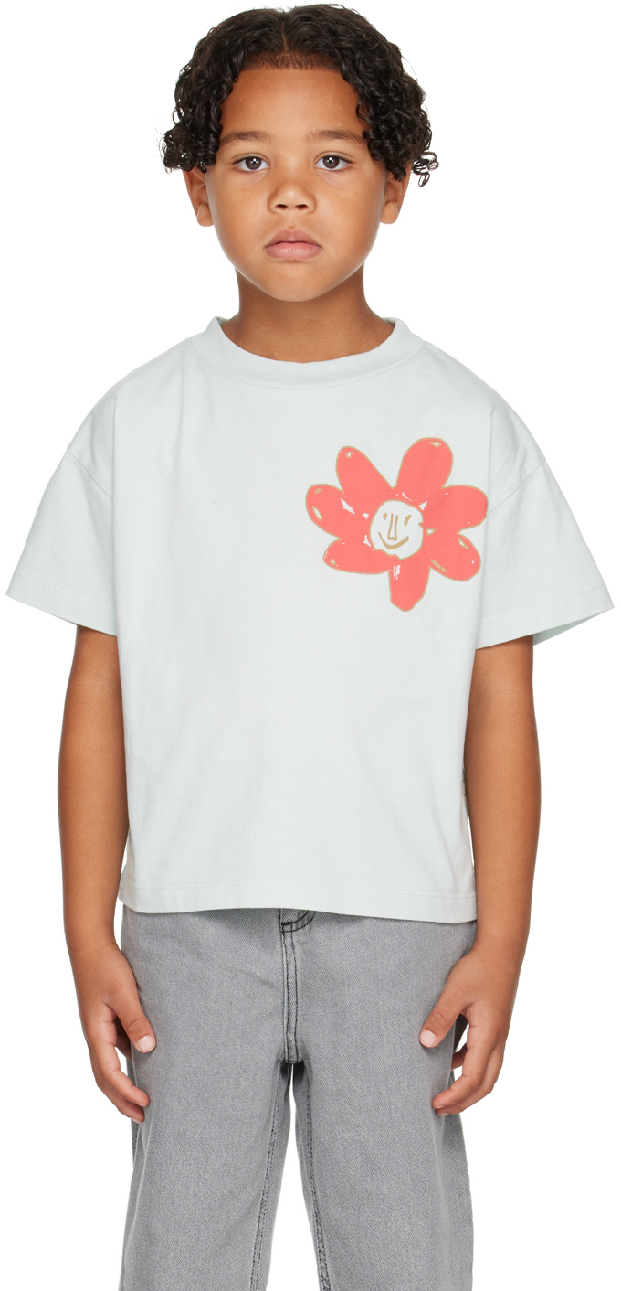 Kids Green Fun Flower T-Shirt