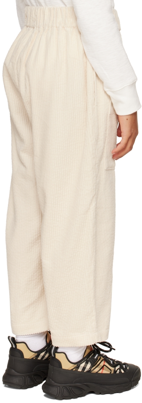 Wynken Kids Off-white Pioneer Lounge Pants In Milk
