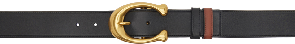 SSENSE Men Accessories Belts Brown VLogo Reversible Belt 