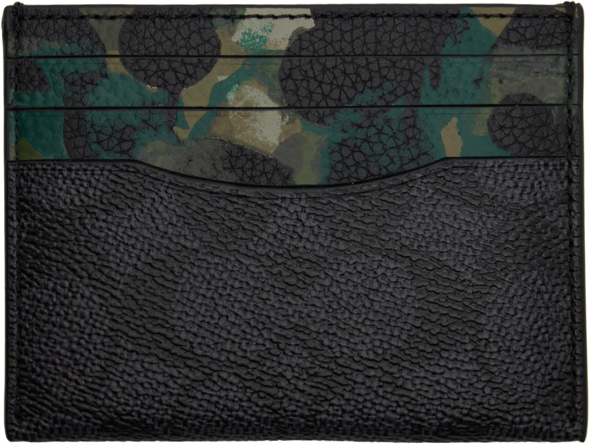 Coach 1941 Gray Camouflage Card Holder SSENSE