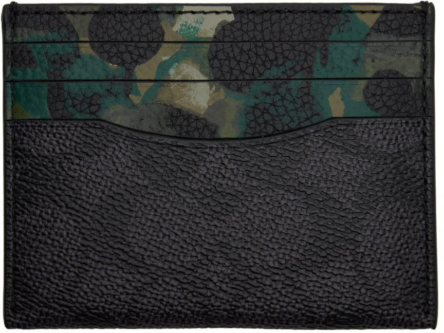 Coach 1941 Gray Camouflage Card Holder