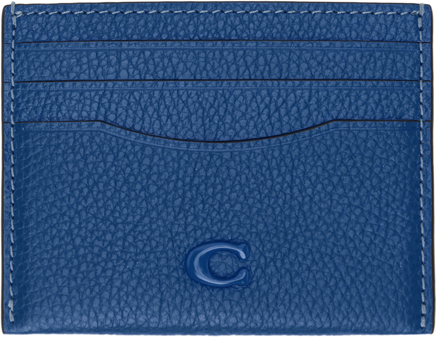 Coach 1941 Blue Leather Card Holder