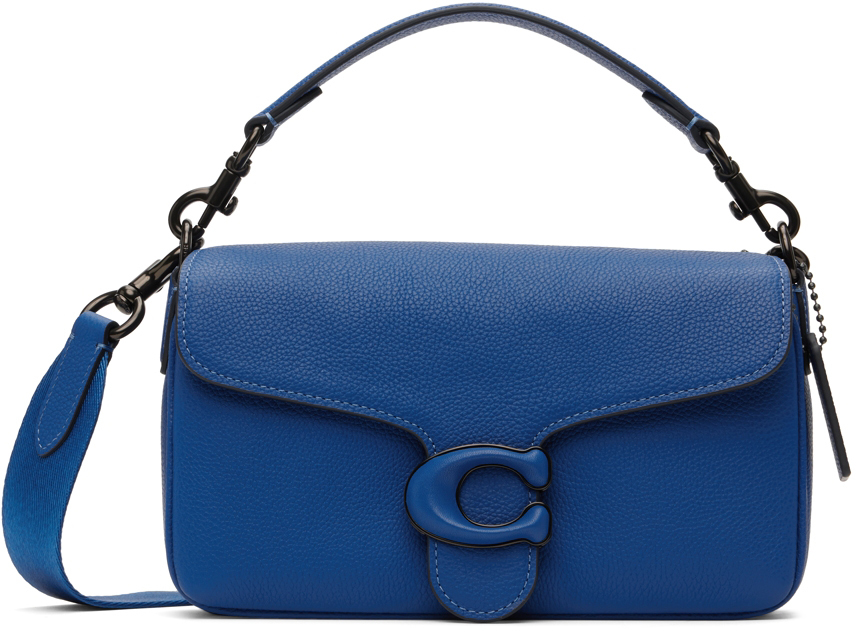 Coach 1941: Blue Soft Tabby Messenger 