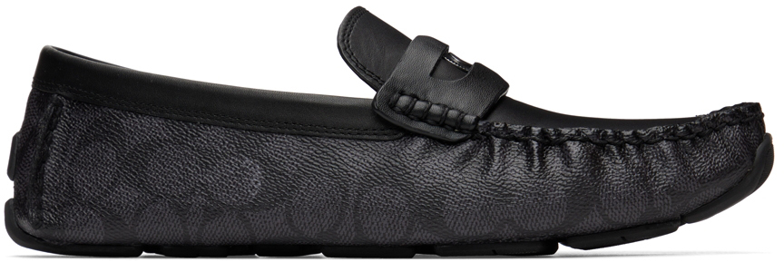SSENSE Men Shoes Flat Shoes Loafers Leather Coin Loafers 
