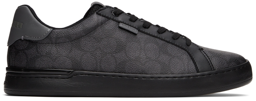 all black coach shoes