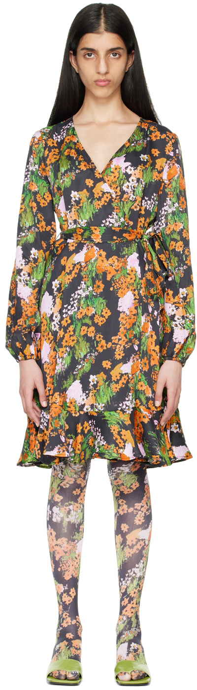 【関税込み】Stine Goya ブラック Rania ミニドレス Black Rania Minidress by Stine Goya on Sale