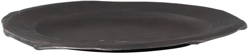 Yellow Nose Studio Black Hang Down Dinner Plate In Black