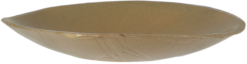 YELLOW NOSE STUDIO BROWN N-02 DINNER PLATE