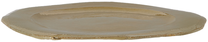 YELLOW NOSE STUDIO BEIGE N-02 DINNER PLATE