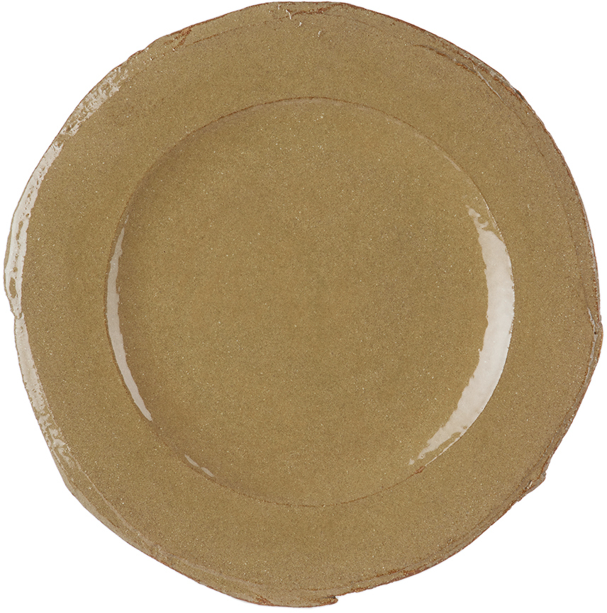 Yellow Nose Studio Beige N-02 Side Plate In Terra-cotta Or Sand