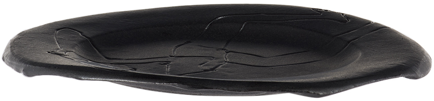 Yellow Nose Studio Ssense Exclusive Black Quick Dip Dessert Plate In Black