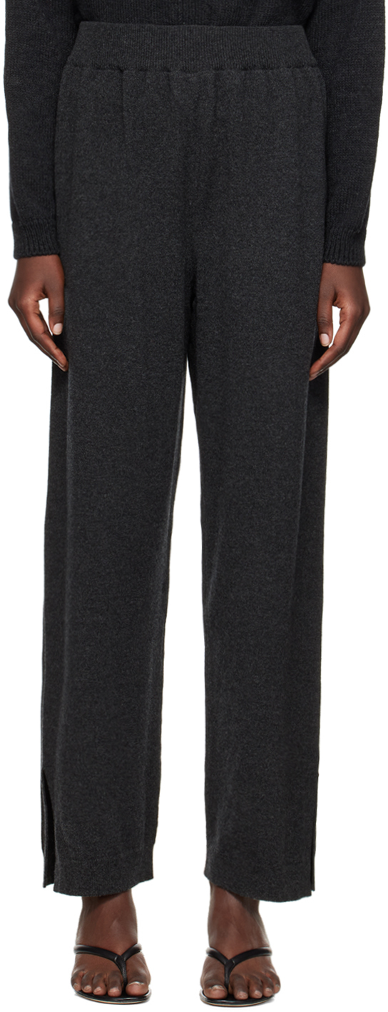 Cordera Gray Wide Leg Lounge Pants