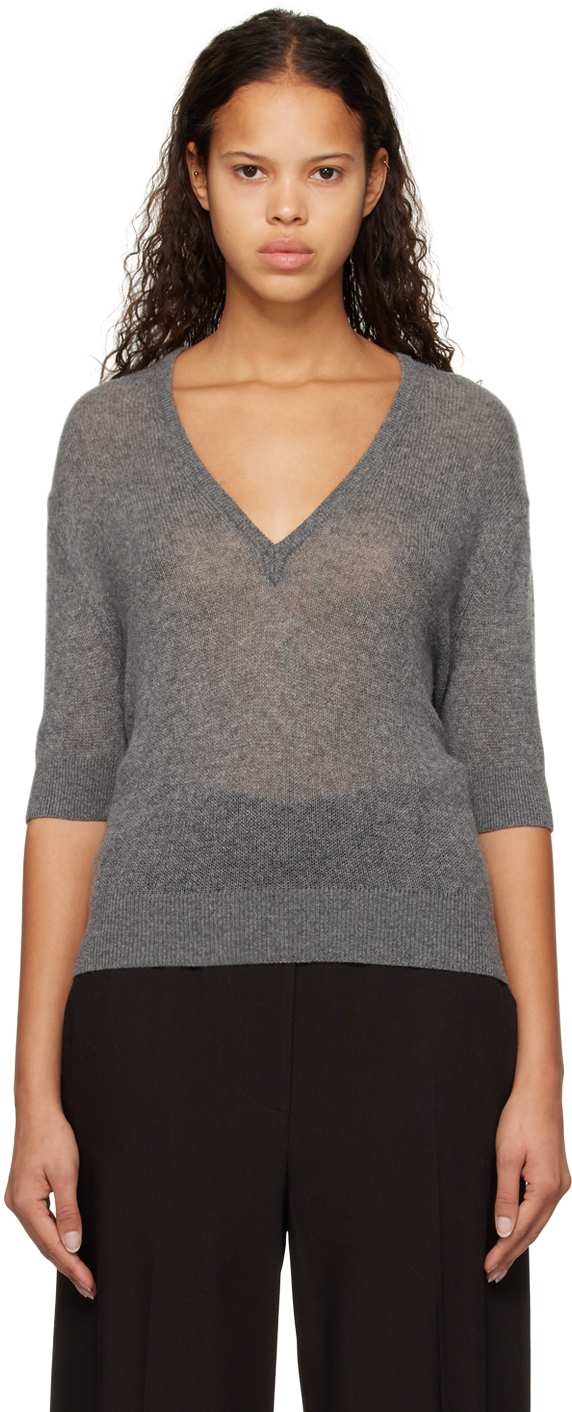 KHAITE Gray 'The Sierra' Sweater