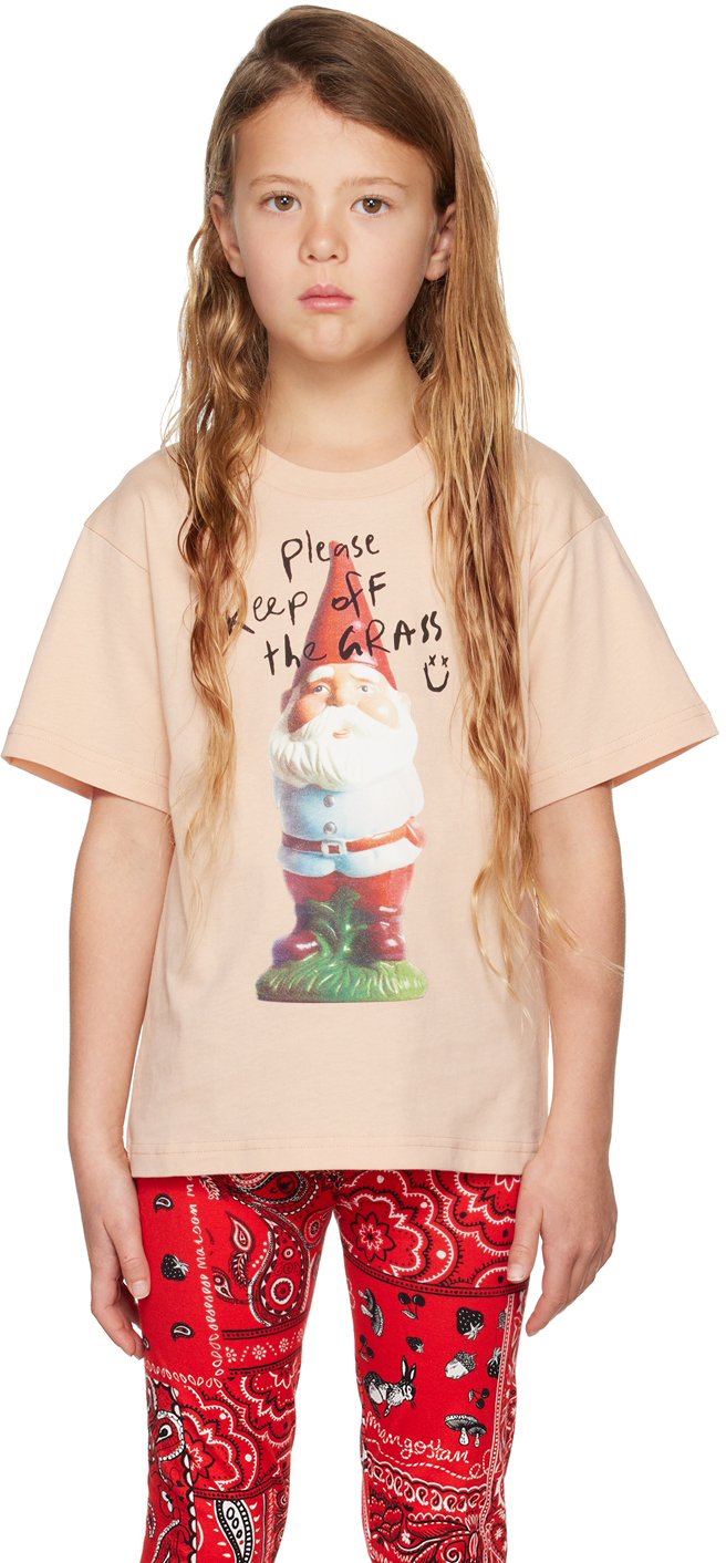 Maison Mangostan Kids Beige Gnome T-shirt