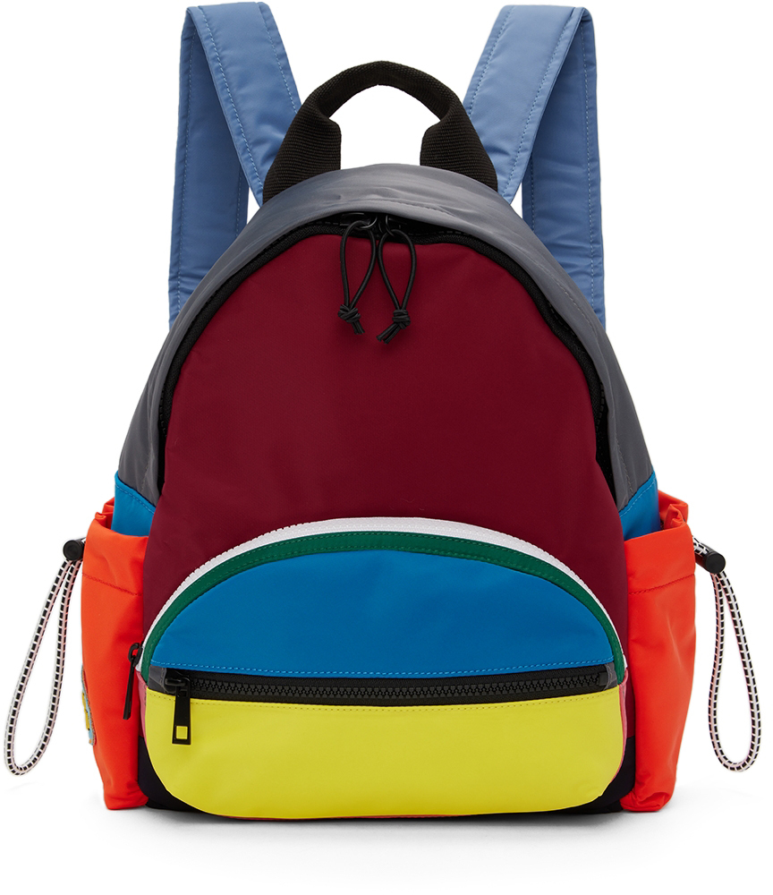 Maison Mangostan Kids Multicolor Colour Block Backpack