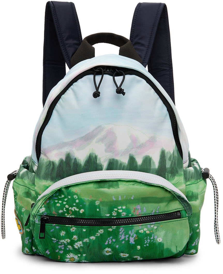 Maison Mangostan Ssense Exclusive Kids Multicolor Landscape Backpack